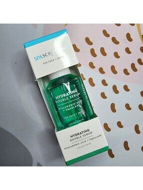 SpaScriptions Hydrating Double Serum with Hyaluronic Acid & Squalane Face & Neck